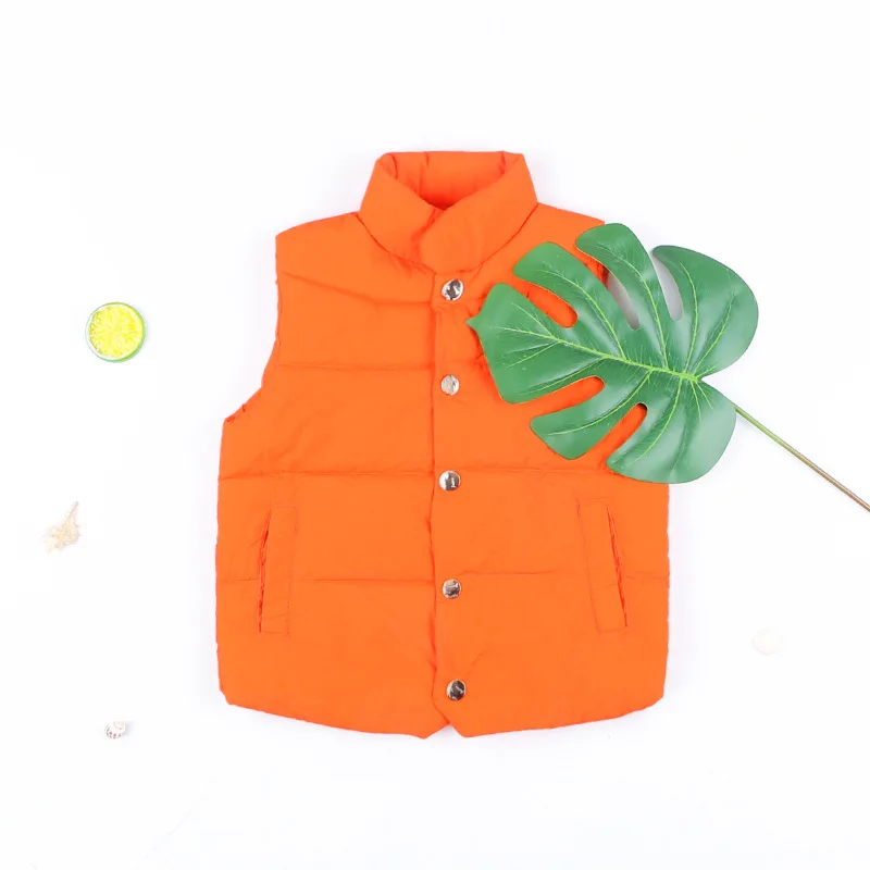 

BBD Toddler Vest Autumn Spring Boys Girls Solid Turtleneck Thicken Warm Outdoor Sleeveless Coat New Kids 3 4 5 6 Years Clothes
