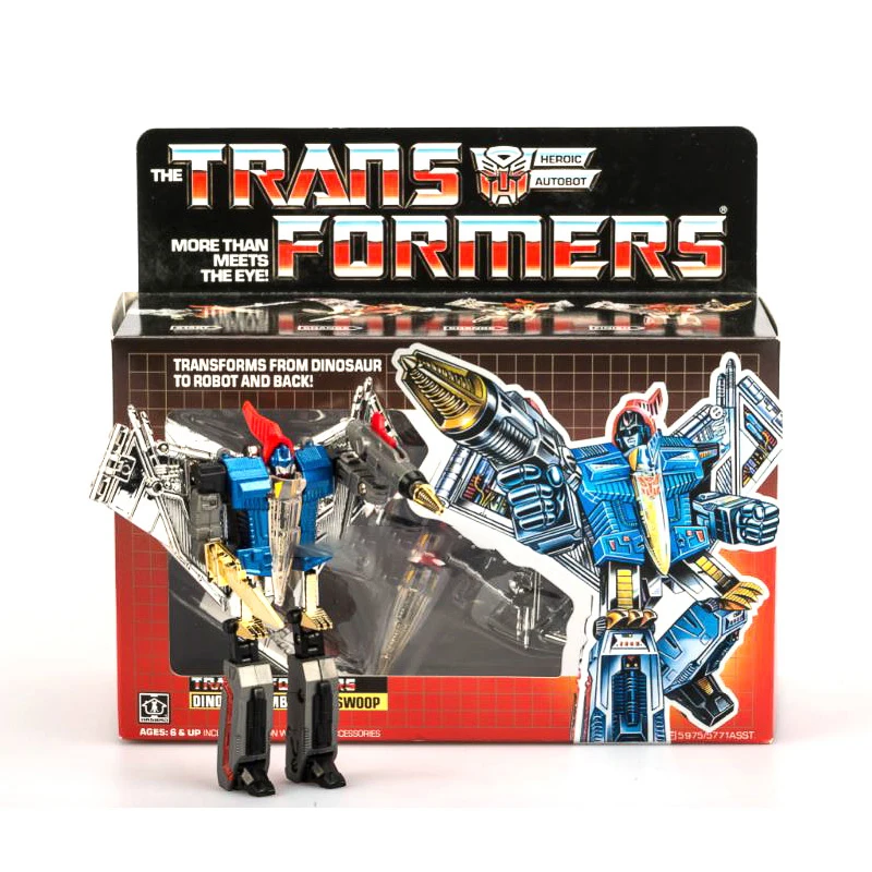 

The Transformers Generation 1 Classic Reissue Version Swoop Blue Red Action Figure Deformable Collection Toys Gift