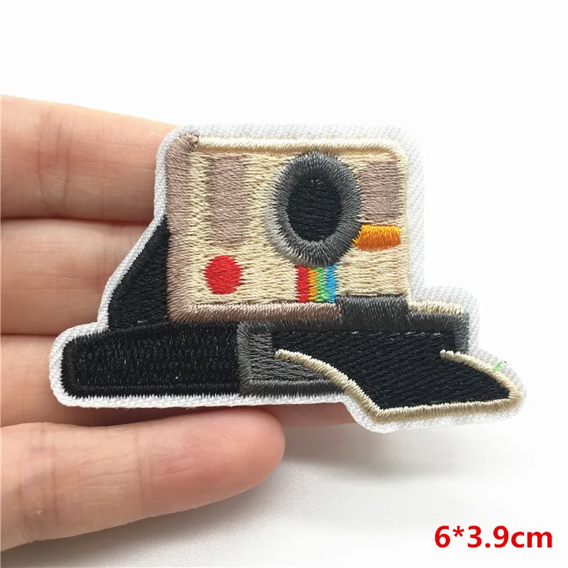 Нашивки для камеры на одежду железная нашивка вышивка значки полосатая