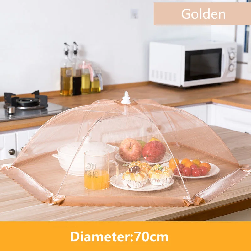 Портативная Крышка для еды в стиле зонтика крышка от комаров кружевной стол дома