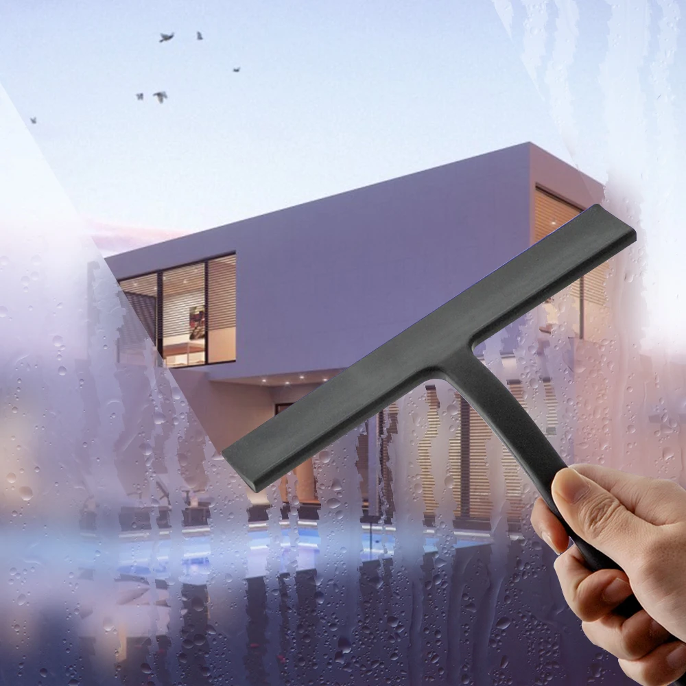 Душ Ракель окна Стекло стеклоочистителя скребок очиститель с Силиконовый нож &