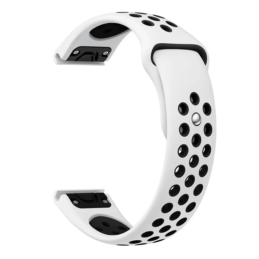 

Soft Silicone Watchband Wrist Strap Replacement for Garmin Fenix5 Smartwatch Moderate Softness Wearing Comfortably