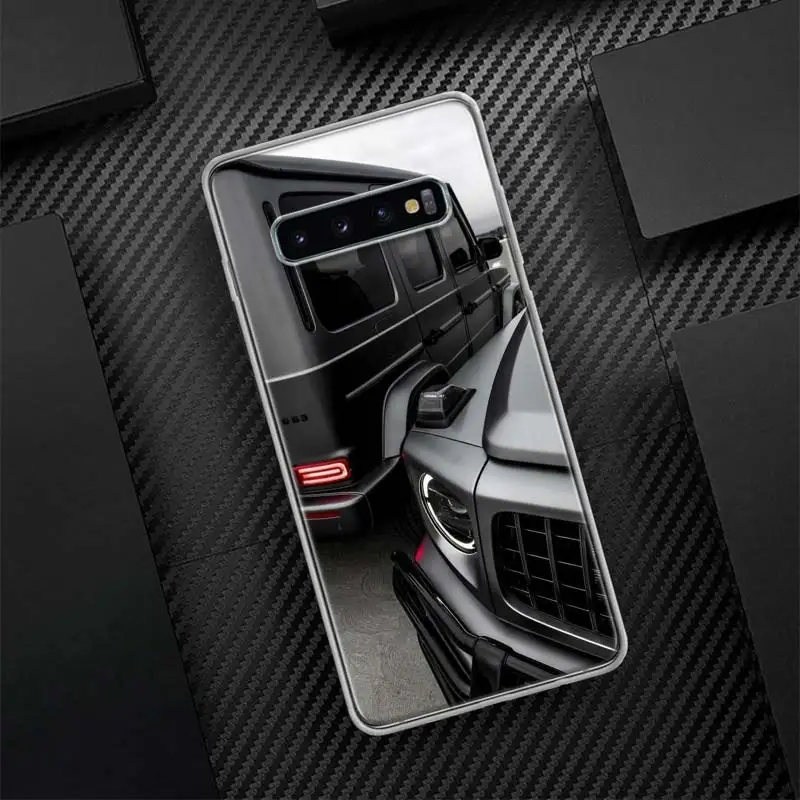 Black Sport Cars Male Men G63 Phone Case For Samsung Galaxy S21 S20 FE S22 S23 Ultra S10 Plus S9 + S8 S7 Edge S10E Lite Soft Cov images - 6