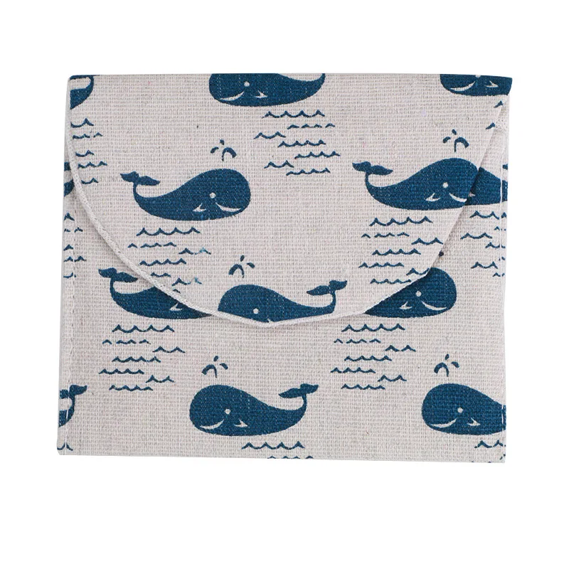 Гигиенические салфетки для девочек мешок из хлопка и льна гигиенических