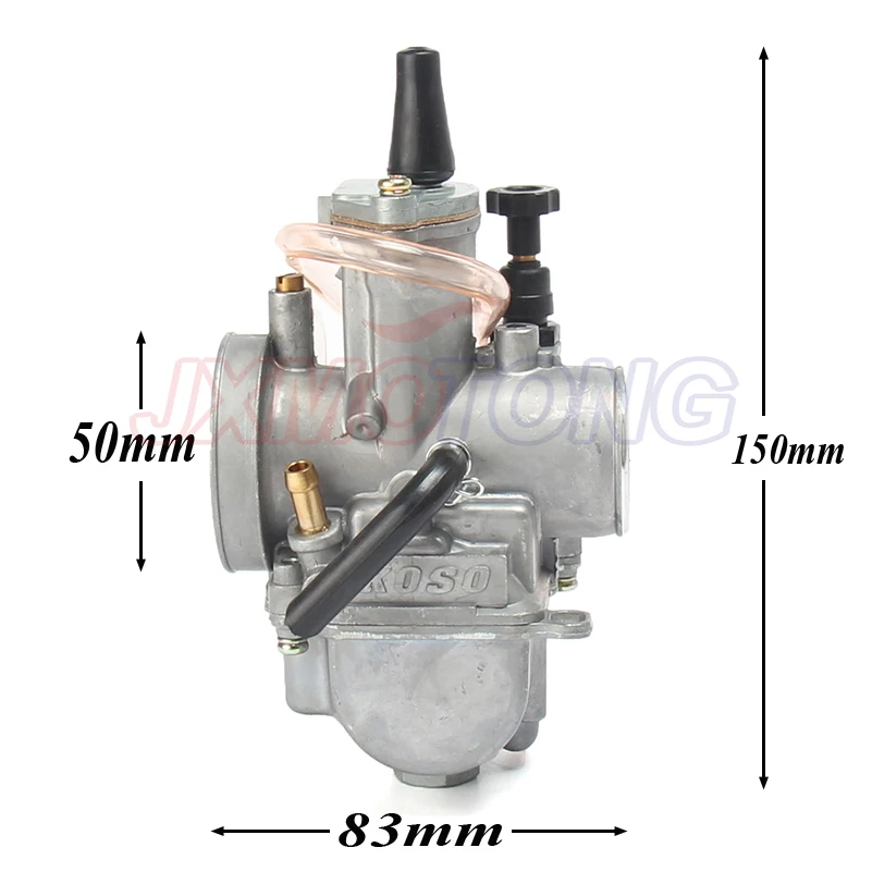 21 24 26 28 30 32 34mm KOSO Carburetor Carb With Power Jet 2T 4T For Yamaha Kawasaki Cafe Racer Moped | Автомобили и мотоциклы