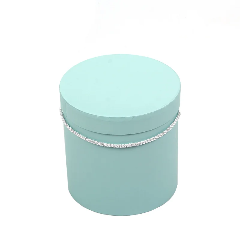 

Large holding bucket three piece set Florist supplies round flower box gift box gift box