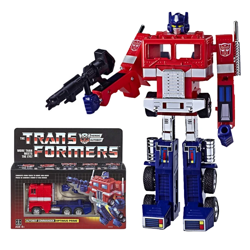 Игрушечные Трансформеры Hasbro робот трансформер Оптимус Прайм G1 экшн фигурки для