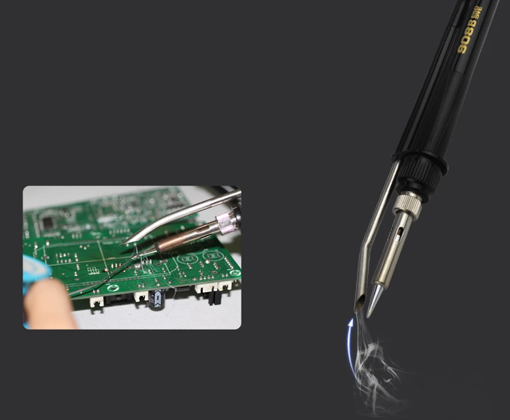 YIHUA 992DA+ ЖК-паяльная станция с дымчатым паяльником вакуумная Ручка паяльная станция BGA сушилка для горячего воздуха сварочная станция