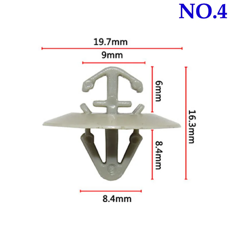 20pcs Plastic Rivets Car Door Panel Fastener Clips for Citroen C4 Peugeot 307 308 Renault Kangoo Clio Berlingo Megane Scudo PSA |