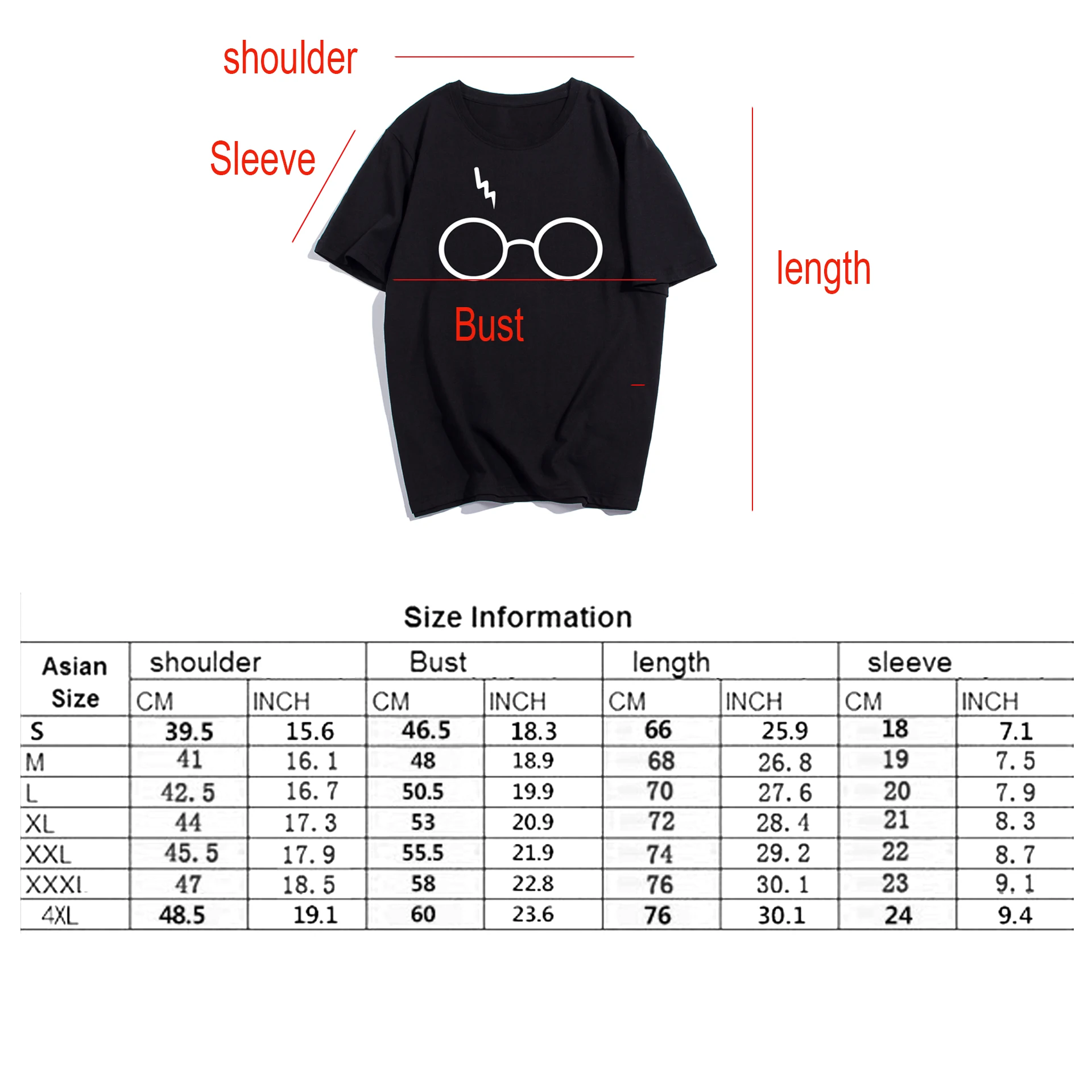 Футболка унисекс с молнией шрамом джиком очками футболка Повседневная крутая