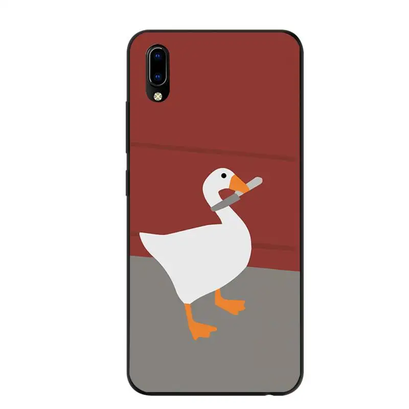 

Untitled Goose Game Interesting Duck Game Phone Case For Samsung S8 S9 S10 E S20 Edge plus lite 2019 Black soft nax fundas cover