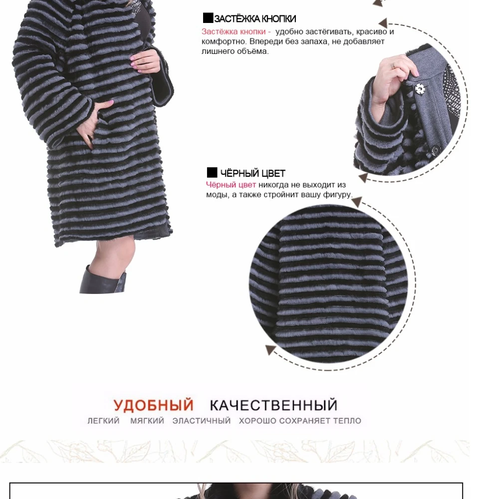 Sarsallya зимняя женская Норковая Шуба реального норки Меховые пальто натуральная кожа пальто меха норки длинные женские кролик Мех куртка