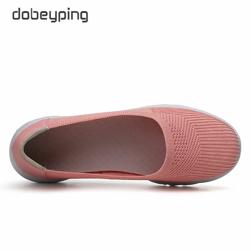 New Spring Autumn Women Shoes Breathable Mesh Woman Sneakers Soft Ballet Flats Ladies Slip On Female Loafers Mother Walking Shoe