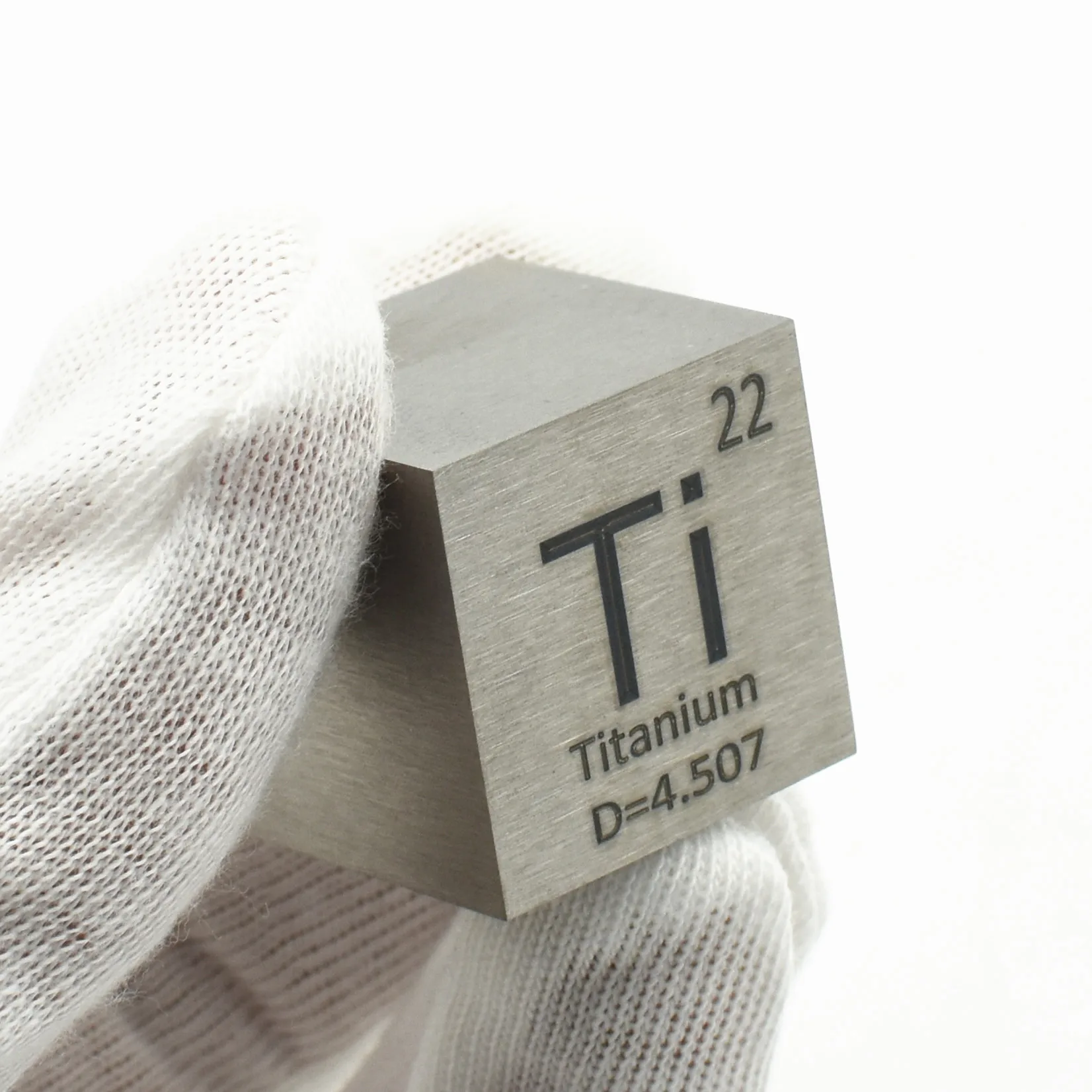 

Кубик титановый толщиной 1 дюйм, 99.5% чистый для коллекции элементов, 25,4 мм