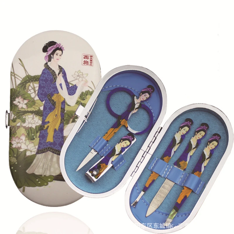 Набор для маникюра 5 предметов ножницы бровей и носа | Красота здоровье