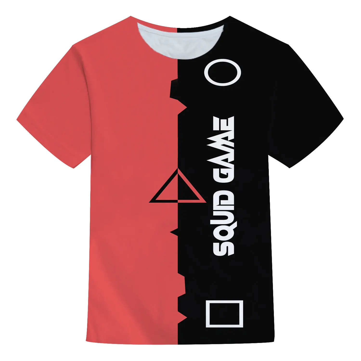 

Одежда для соревнований кальмаров, футболка, свитшот для мальчиков и девочек, футболка для мальчиков и девочек, вязаная одежда для соревнов...