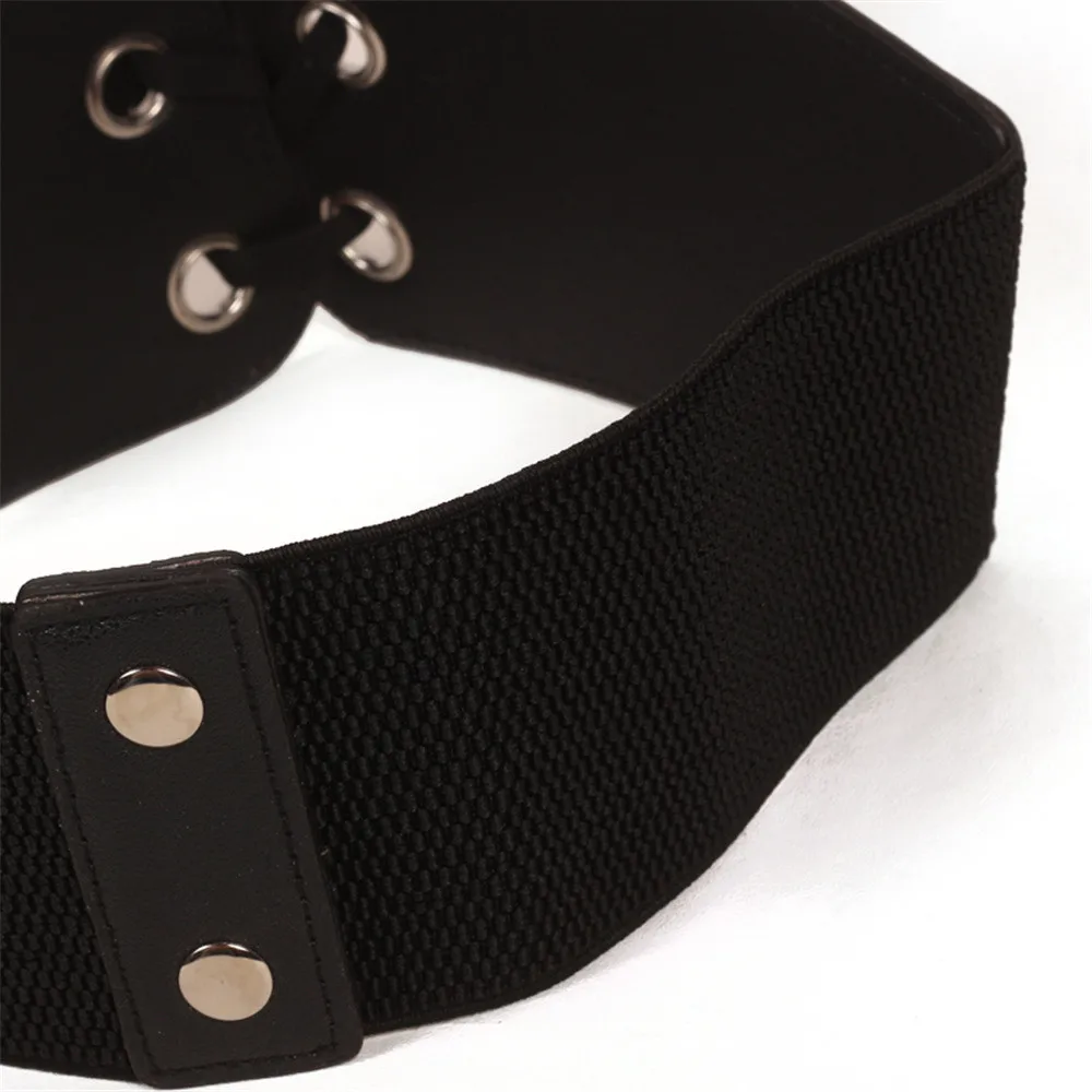 Женский пояс Ретро стиль бандаж широкий кожа эластичный обтягивающий тонкая