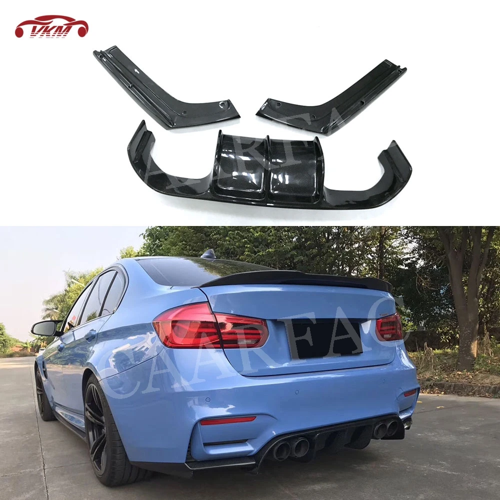 Автомобильный задний бампер из углеродного волокна диффузор спойлера ДЛЯ BMW 3