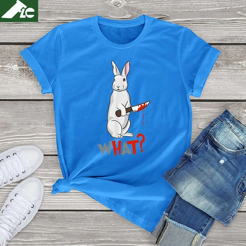 

Что такое хлопковый кролик Футболка унисекс, женская, забавная, подарок на Хэллоуин