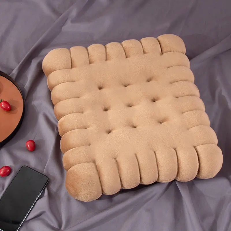 

Grey Balcony Thickened Chair Cushion Office Ventilation Cushion Student Tatami Pillow Cushion Home Solid Color Chair Cushion