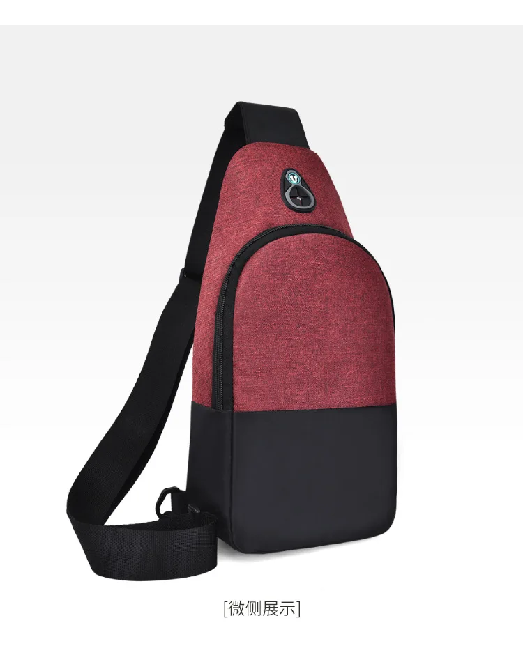 shoulder bag men and women color nylon outdoor leisure chest bag Waist Packs