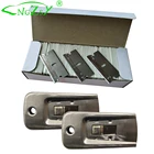 2 шт. скребок из нержавеющей стали + 100 шт. стикер для автомобиля, оберточный скребок, Тонировочная наклейка для окон, инструмент для удаления клея 2E35 + E13