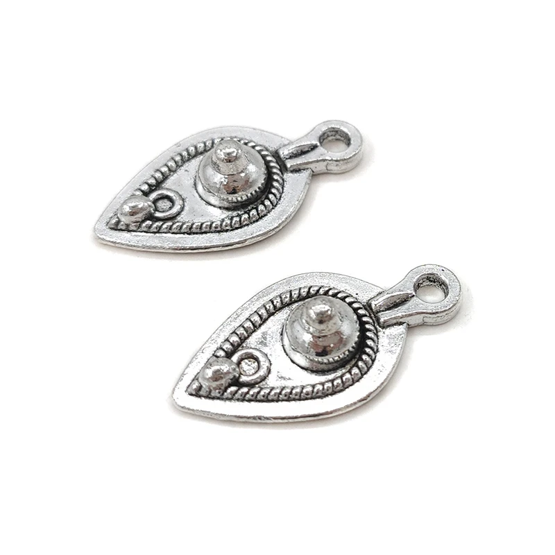 Подвеска в виде капли воды из цинкового сплава 27 х15 мм 10 шт.|charm pendant|zinc alloycharm pendant diy