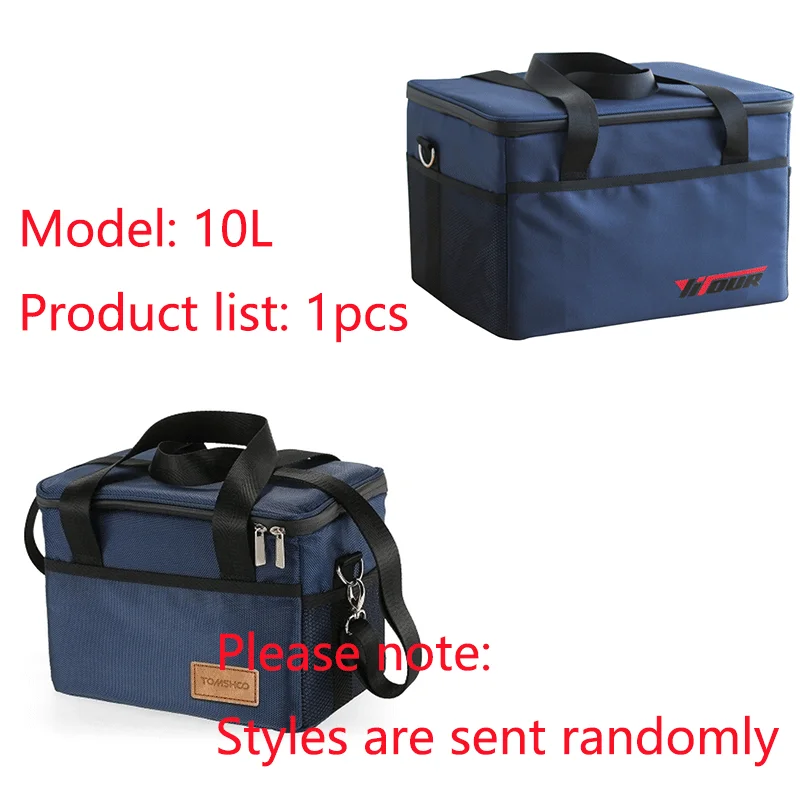 Вместительная изолированная сумка для ланча объемом 10 л многоразовая складная