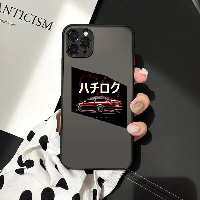 

AE86 Japan JDM Car high quality Phone Cases shell matte transparent For iphone 7 8 11 12 plus mini x xs xr pro max cover