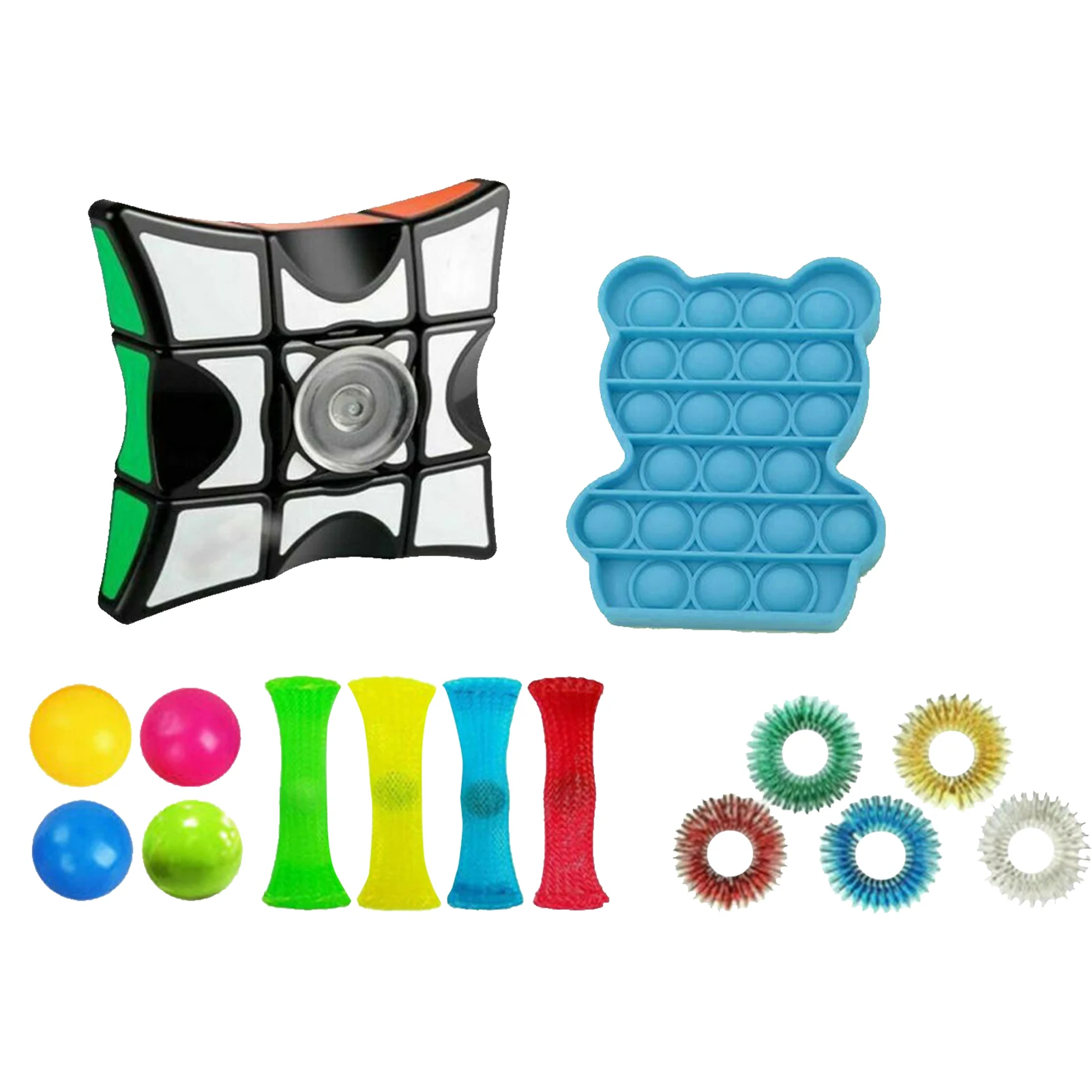 

Набор сенсорных игрушек для снятия стресса, игрушки для рук вечерние праздничные подарочные пакеты, наполнители, игрушки для снятия стресс...