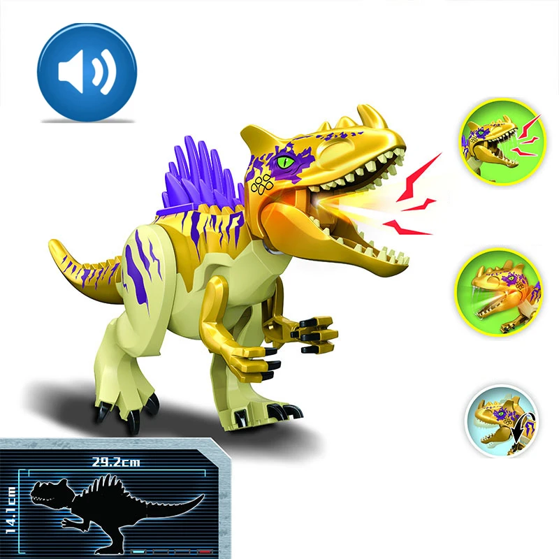 Конструктор игрушечный в виде динозавра рицератопс тираннозавр животные