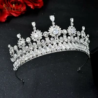 a67 luxury bridal tiaras and crowns zircon rhinestone headwear bride hair accessories headband vintage wedding hair jewelry