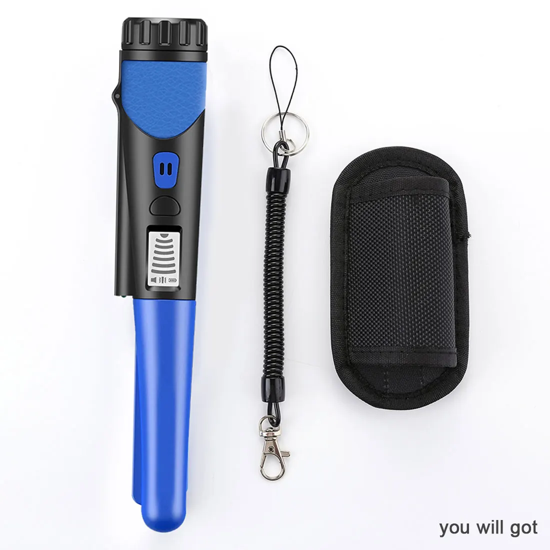

Gold Detector Professional Pointer Metal Detector Handheld Pinpointing Gold Digger Garden Detecting Waterproof Head Pinpointer