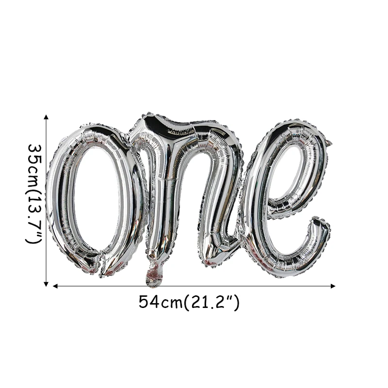 Jumbo ONE Script воздушный шар 40 дюймов цифры воздушные шары для маленьких мальчиков и