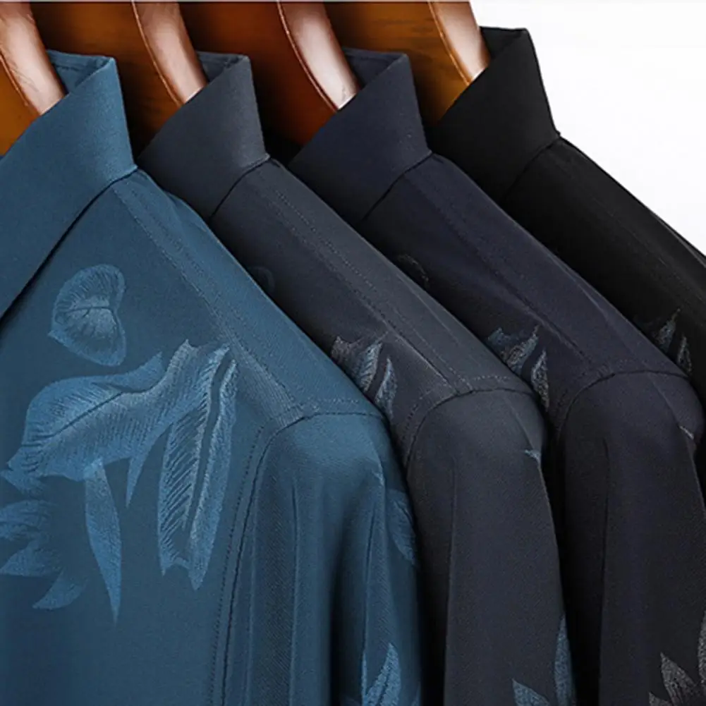 

Men's shirt Streetwear Floral Print Short Sleeve Polyester Turn Down Collar Shirt Tops for Summer Casual Social Formal Shirt Top