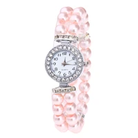 womens watch pearl string bracelet watches women ladies fashion quartz watch female wristwatch women female clock relogio