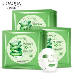 Гелевая маска для лица BIOAQUA с алоэ вера, уход за кожей, увлажнение, контроль жирности, обертывание, сужение пор, маска для лица