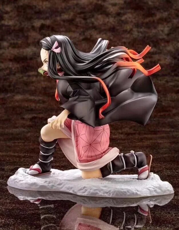 

15cm Anime Figure Toys Kimetsu no Yaiba Kamado Tanjirou Kamado Nezuko Agatsuma Zenitsu Hashibira Inosuke PVC Action Figure Toys