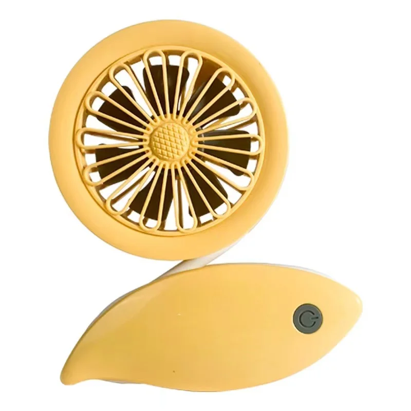 

Summer New Ideas Can Be Wrapped And Fixed At Will. Small Fan With Built-in Battery Can Hang Neck With High Battery Life