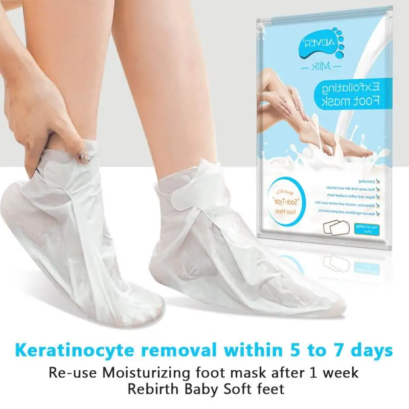 

Gently remove Exfoliating scrub Milk Moisturizing Foot Mask Whitening Mask Rejuvenation Remove Dead Skin Soft Smooth Feet