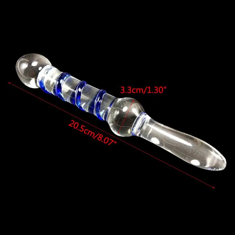 Женский стеклянный фаллоимитатор Хрустальный Стеклянные секс-игрушки для