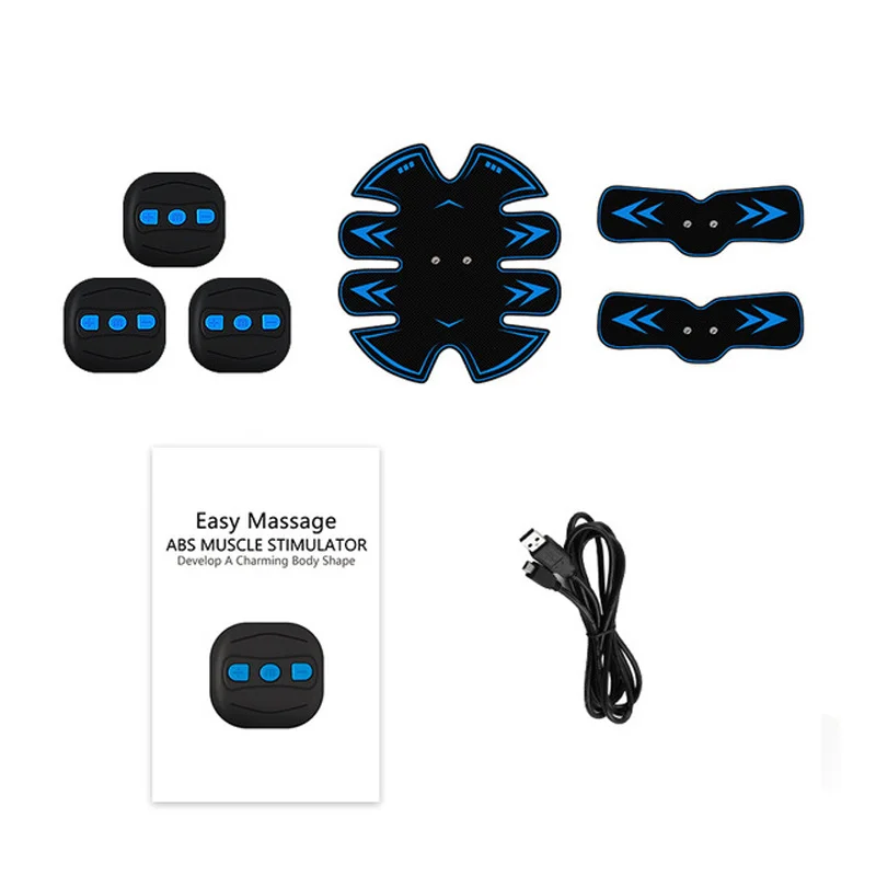 Электро abdos ABS стимулятор EMS тренажер брюшной мышцы аппарат тонизирующий пояс для