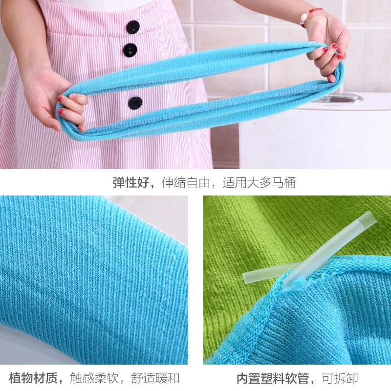 1Pc Removable Soft Strong Elastic Toilet Seat Case Warmer Accessories Pedestal Pan Cushion Washable Covers | Дом и сад