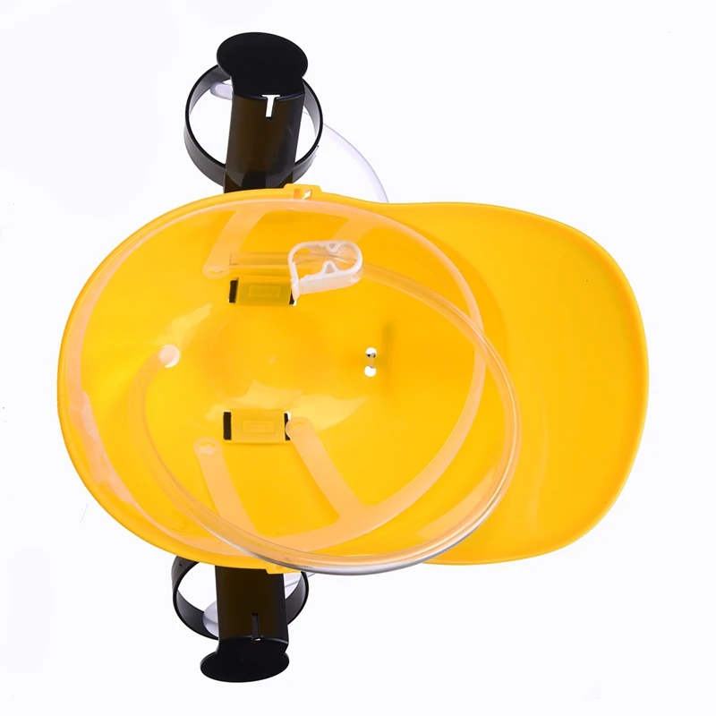 

Beer Cola Drink Drinking Helmet Hat Can Holder Party Toys Yellow