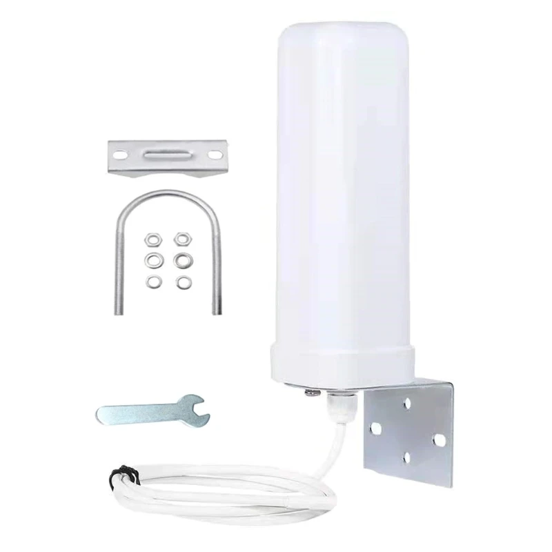 

Уличная цилиндрическая антенна 3G /4G LET, усиление сигнала мобильный телефон, антенна с двумя разъемами SMA (Male), антенна 12 дБи