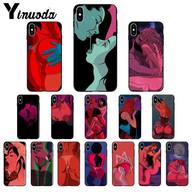 Yinuoda сексуальное горячее бикини для девочек Twerk It TPU Мягкий силиконовый черный чехол для iPhone X XS MAX 6 6S 7 7plus 8 8Plus 5 5S XR