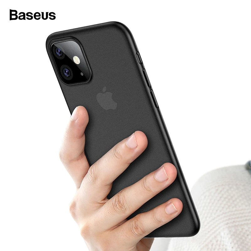 Baseus Роскошный чехол для iPhone 11 Pro Max 0,4 мм ультра тонкий PP Coque Fundas для iPhone X Xr Xs Max защитный чехол на заднюю панель