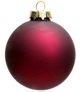 Продвижение-5 шт.ПАК, домашнего праздника вечерние Рождество Рождественский Декор, орнамент 80 мм окрашенные вина бордовый стеклянная безделушка шар-матовый