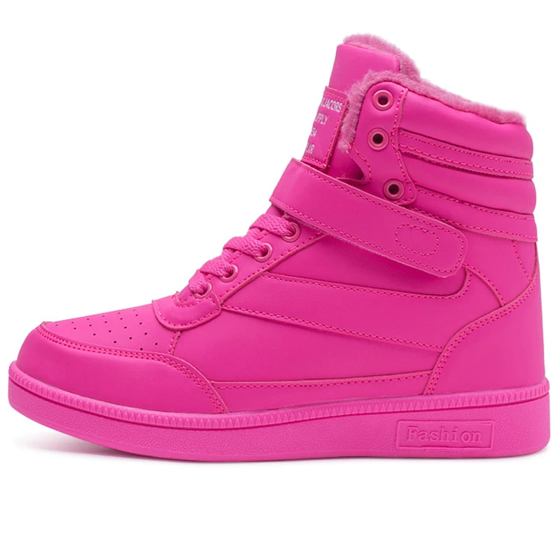 

Autumn Winter Boots Women Plush Warm Snow Boots Platform Ankle Boots For Martin Boots Ladies Shoes Lace Up Cotton Shoes 35-40