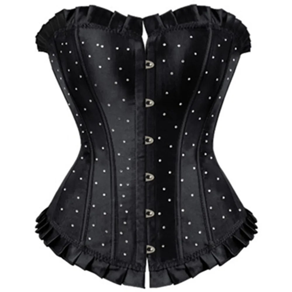 Соблазнительные Стразы Корсеты и бюстье Корректирующее белье корсет Overbust